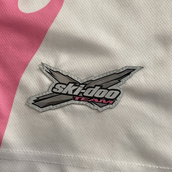 Skidoo Pink BRP Jersey Size Large - Picture 4 of 12